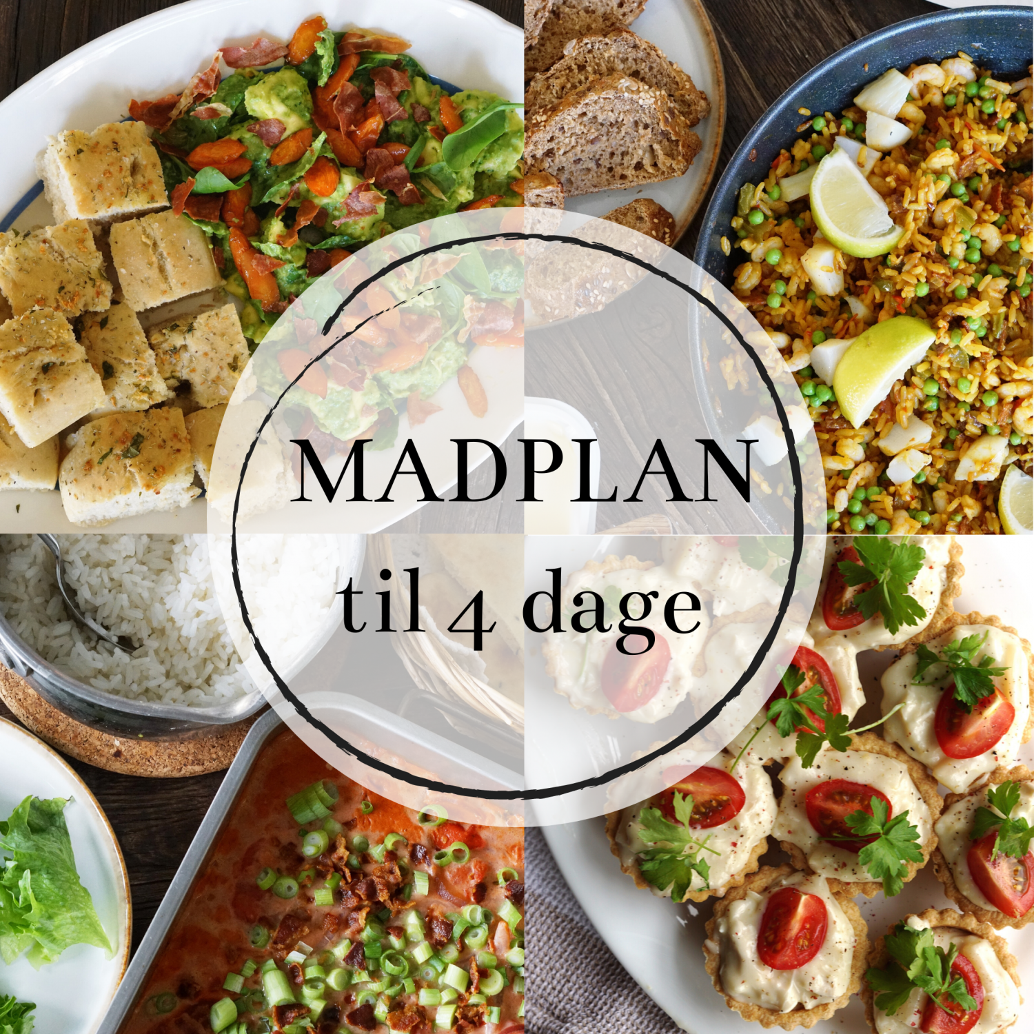 MADPLAN til 4 dage