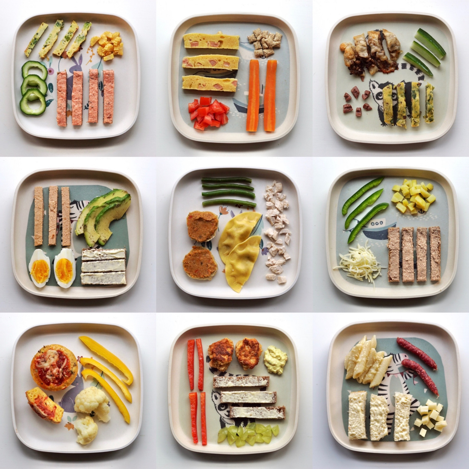 9 x frokosttallerkener og mine tanker om mad i en børnefamilie