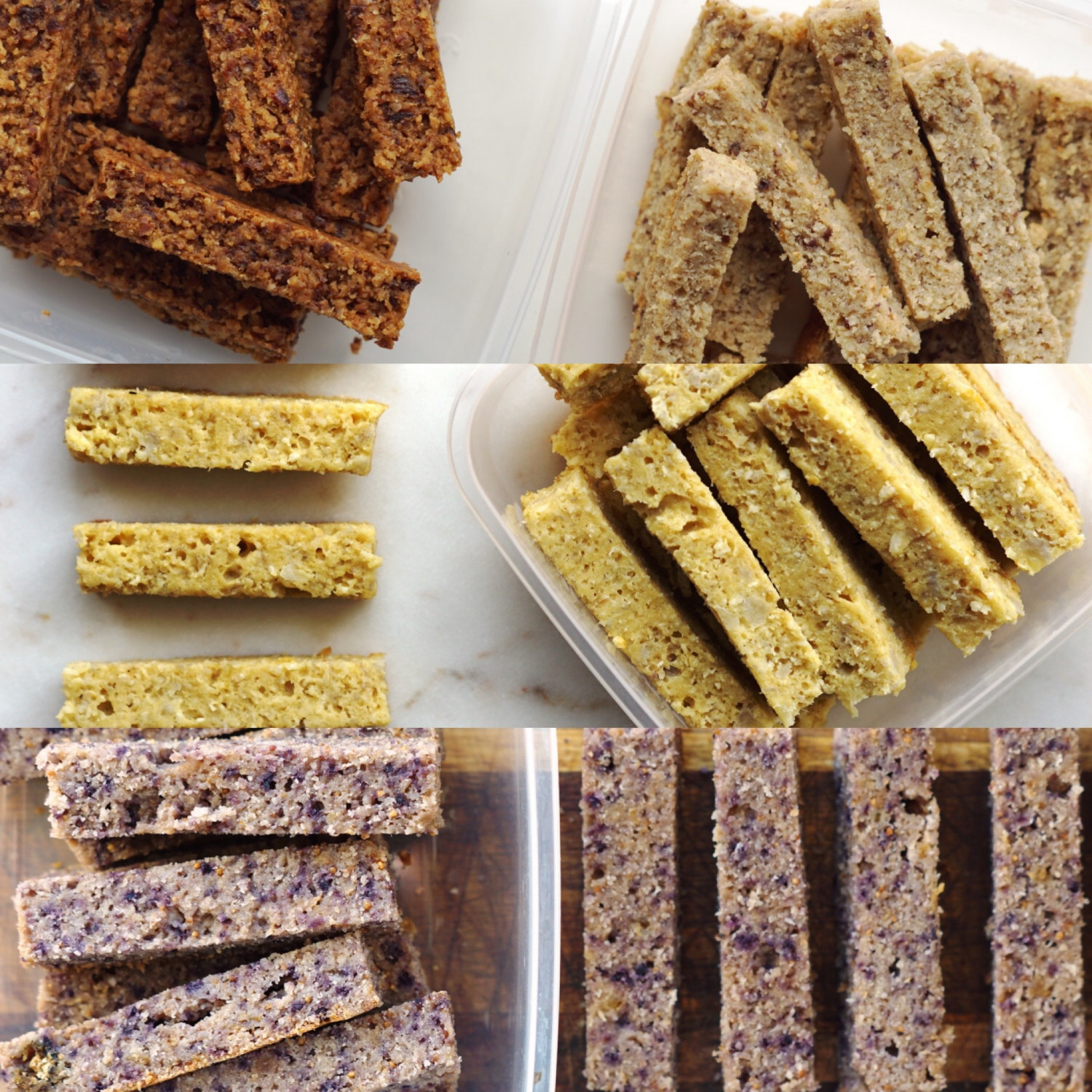 4 x bløde snackbarer til baby (fra 6 mdr.)