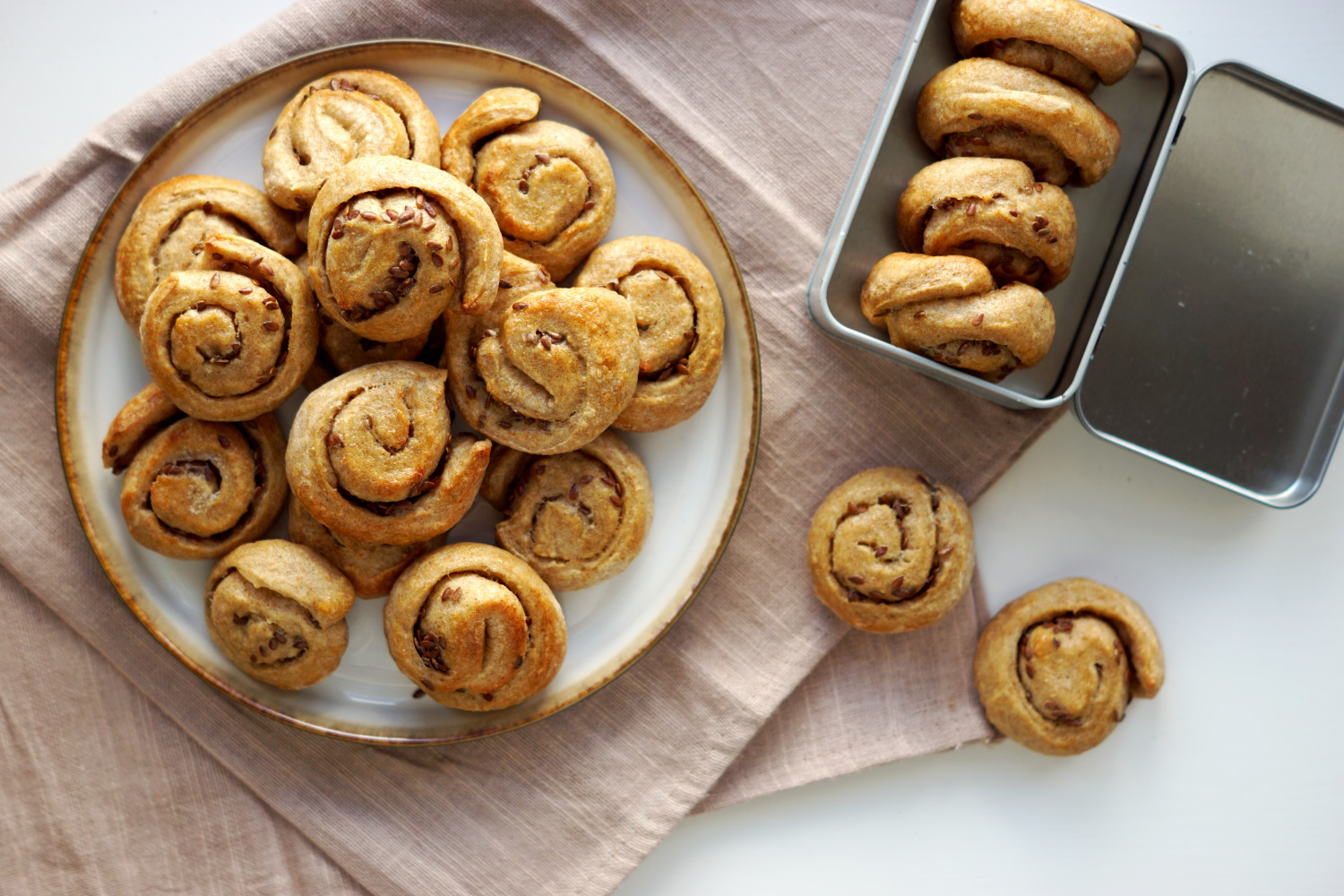 Små fuldkornssnegle