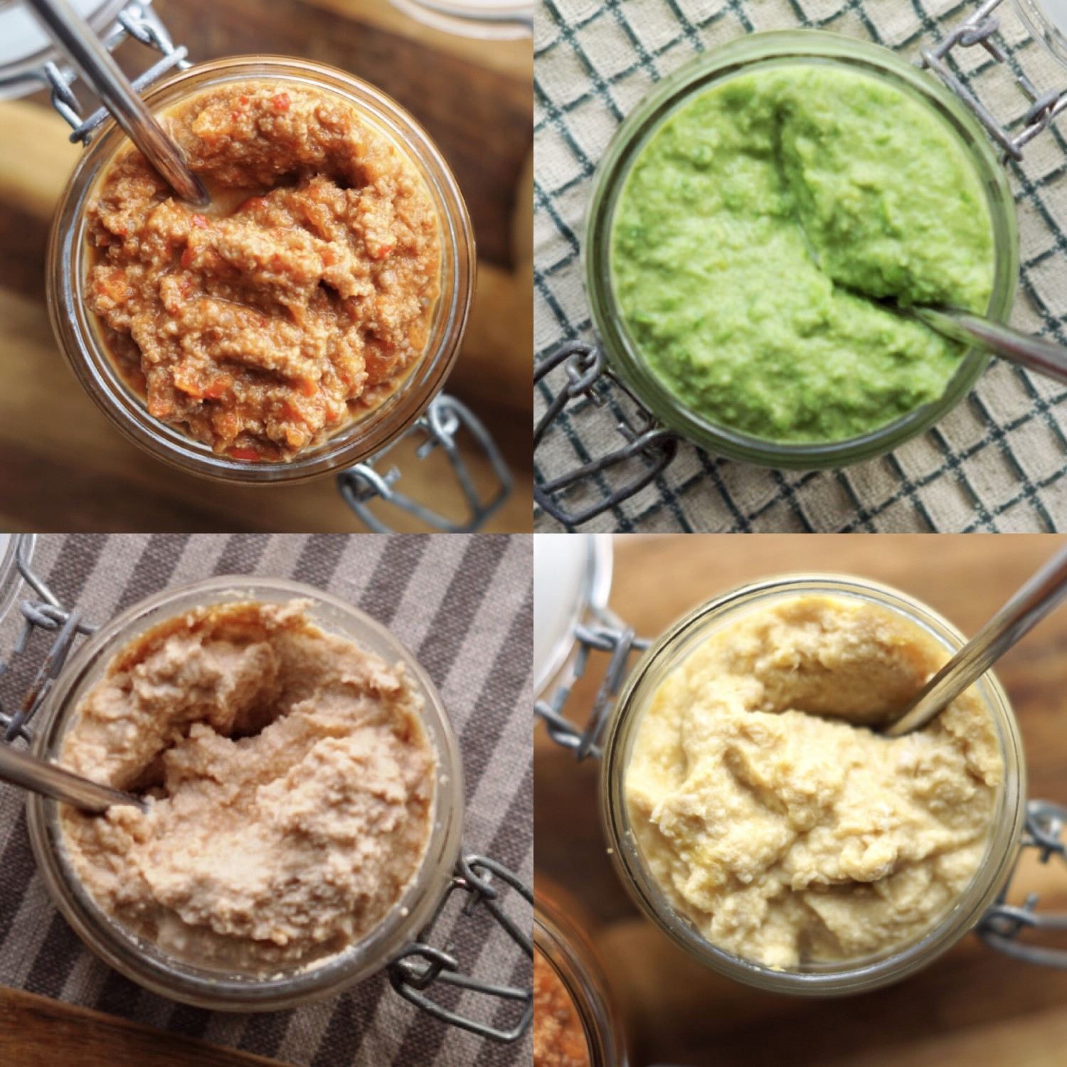 4 x hjemmelavet smørepålæg til de mindste