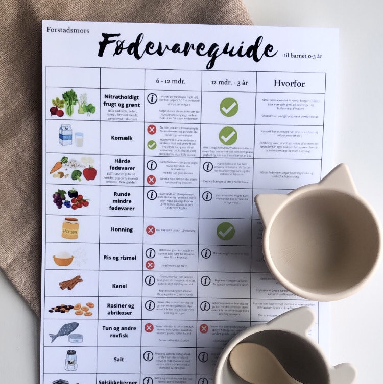 GRATIS: Min fødevareguide til barnet 0-3 år