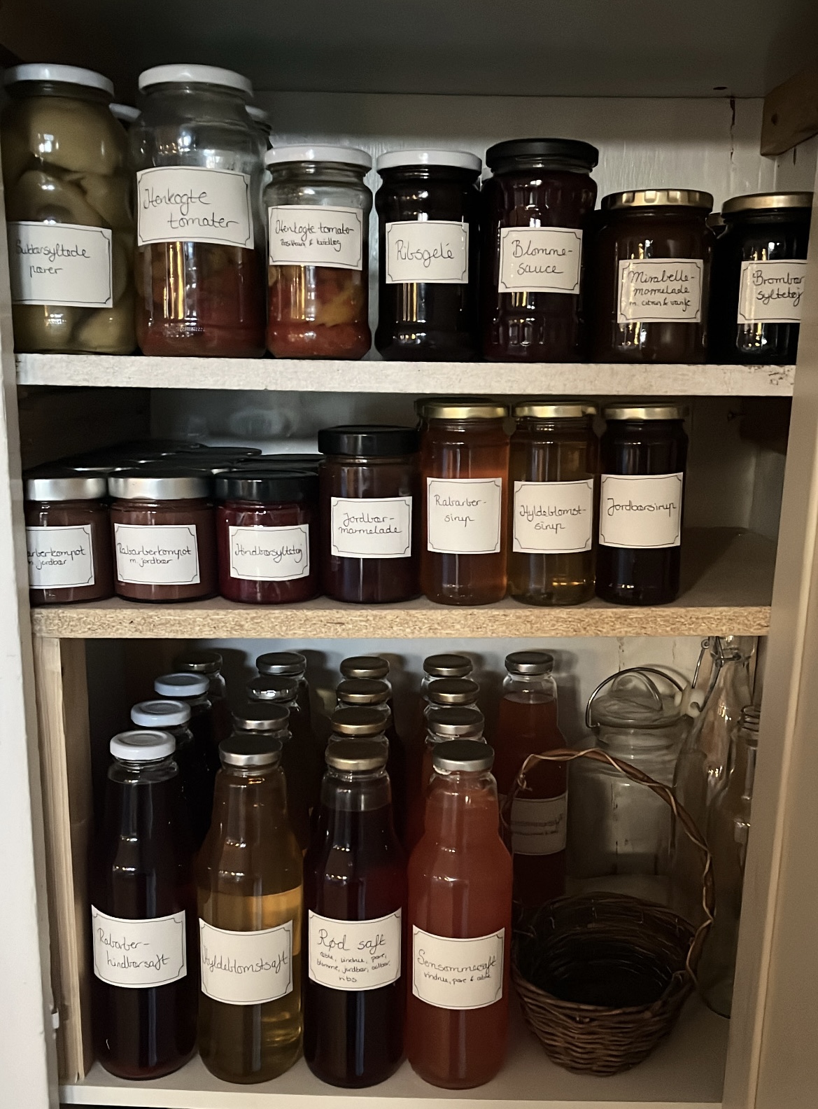 Sylteglas jeg genanvender